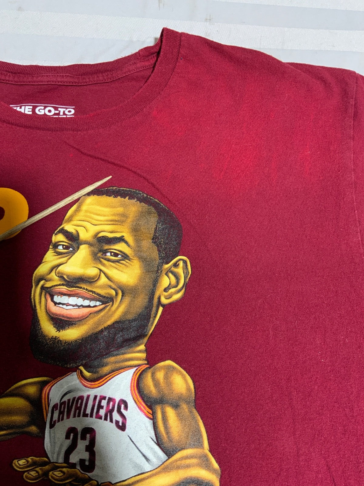 Lebron James Caricature Cleveland Cavaliers Adidas T-Shirt XL Nba Finals Mvp