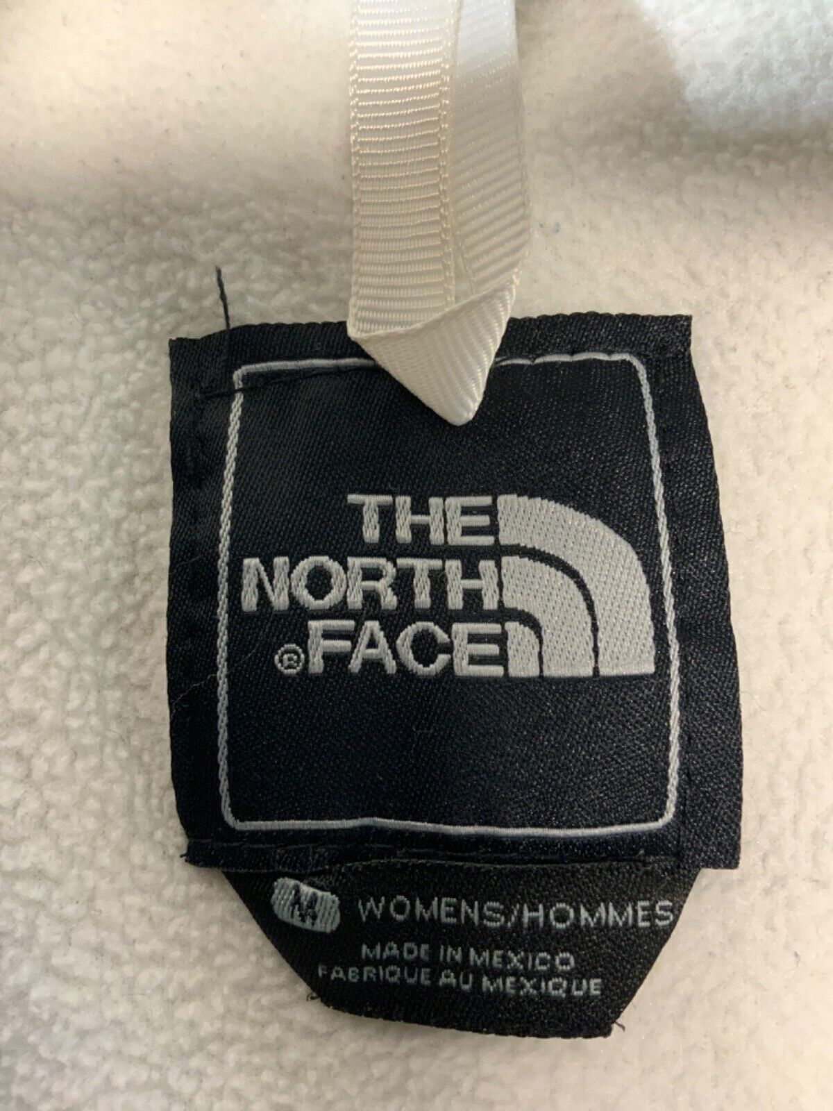 The North Face Denali Fleece Sweater Jacket Women’s Medium White Full Zip