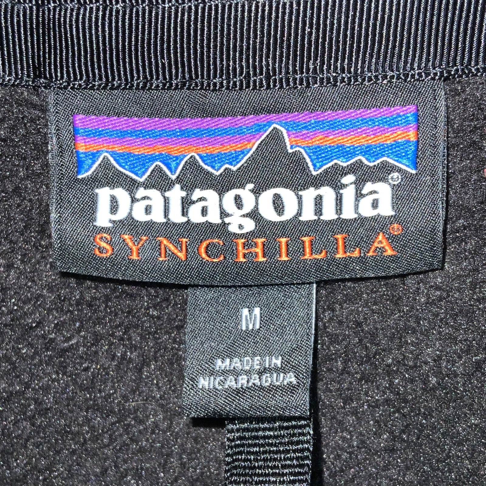 Patagonia Women's Classic Synchilla Vest Fleece Sweater Medium Black Full Zip