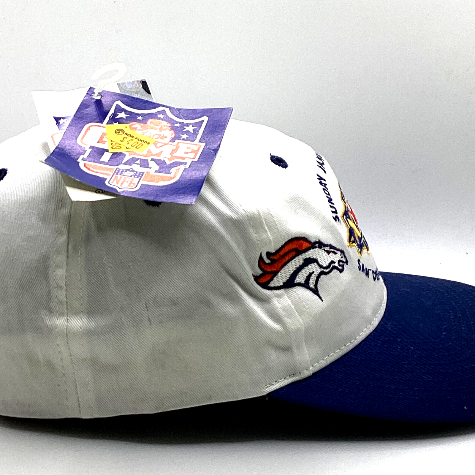 Vintage Super Bowl 32 Twins Enterprise SnapBack Hat Cap Adjustable Nfl New Old