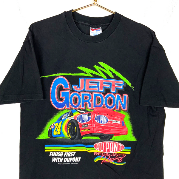 Vintage Nascar T-Shirt Large Single Stitch Dupont Racing 1994 Jeff Gordon 90s