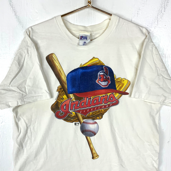 Vintage Cleveland Indians Pro Player T-shirt Large Single Stitch 1995 Mlb 1990s