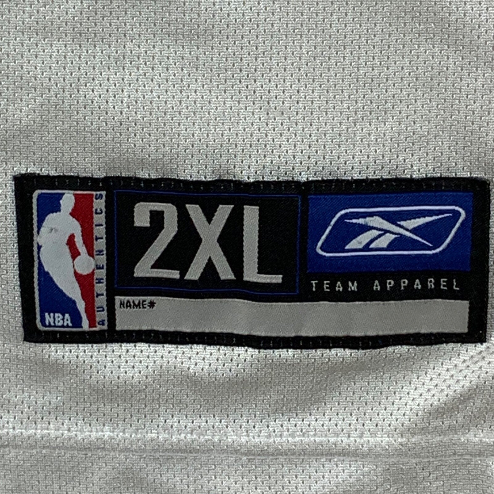 New York Knicks Reebok Jersey 2XL White Nba Basketball Authentics Channing Frye