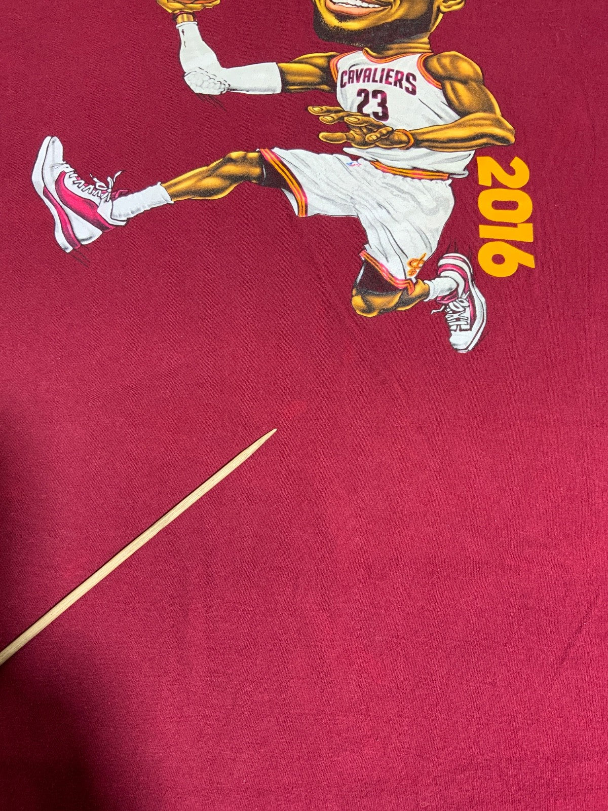 Lebron James Caricature Cleveland Cavaliers Adidas T-Shirt XL Nba Finals Mvp