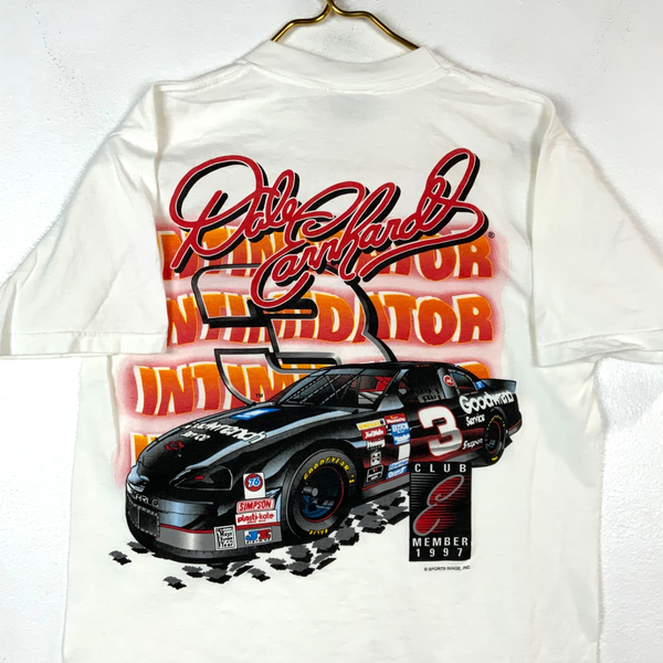 Vintage Nascar T-shirt Medium Competitors View Intimidator Dale Earnhardt 1990s