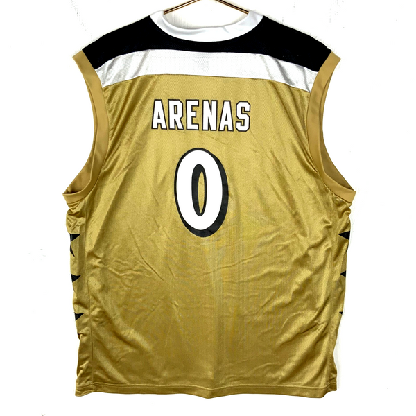 Vintage Washington Wizards Jersey XL Adidas Gilbert Arenas Gold Nba