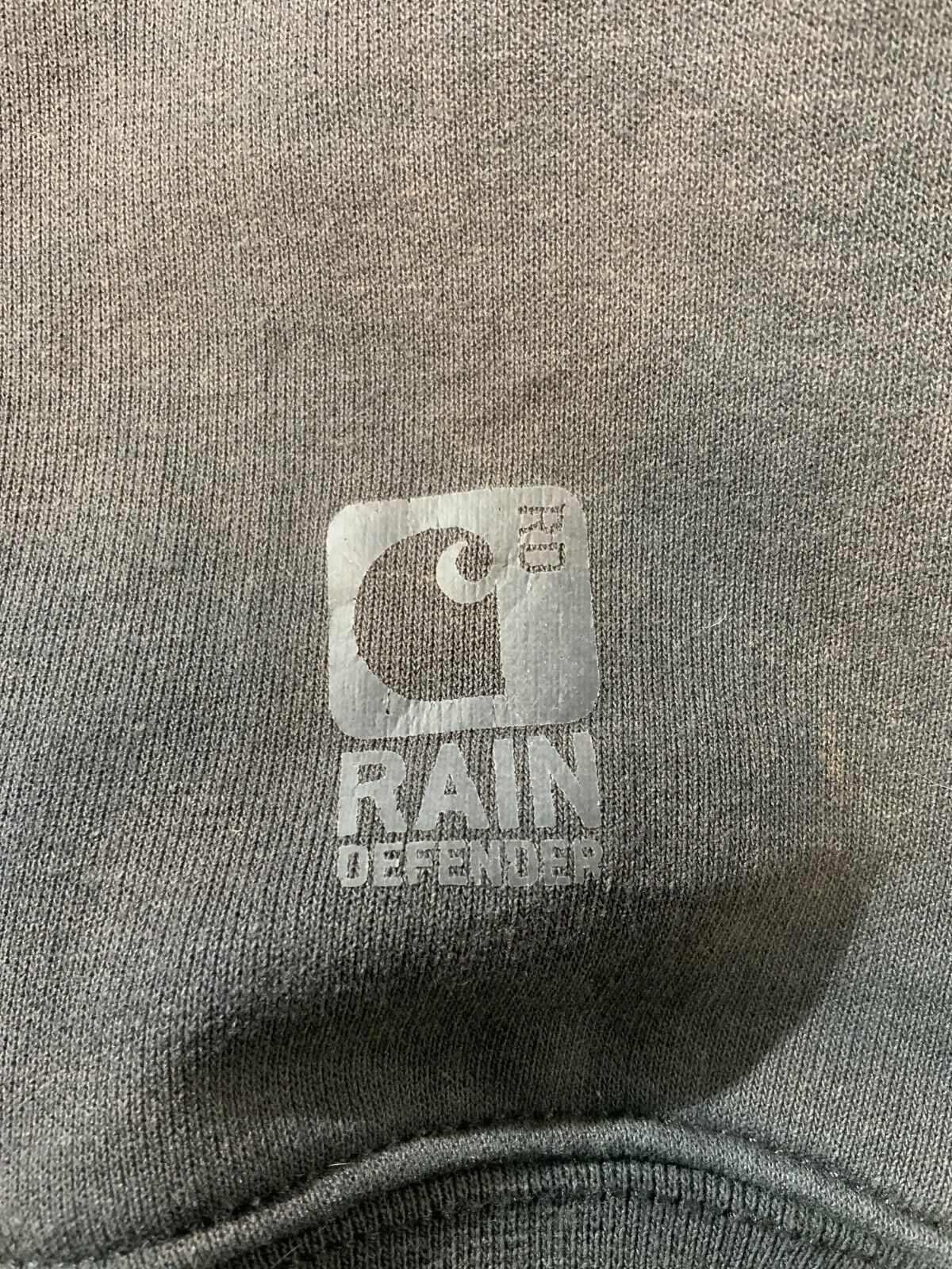 Carhartt Active Lined Sweatshirt Hoodie Jacket 2XL Tall Full Zip Rain Defender