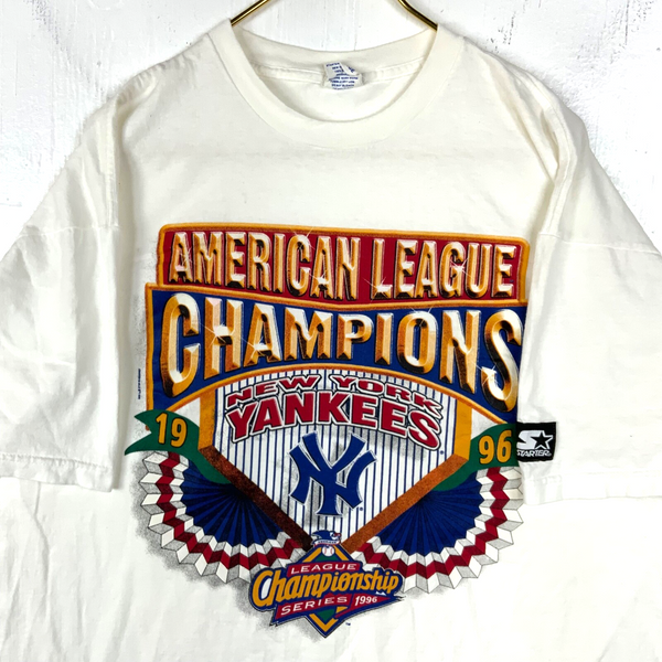 Vintage New York Yankees Starter T-shirt XL Mlb 1996 American League Champs 90s