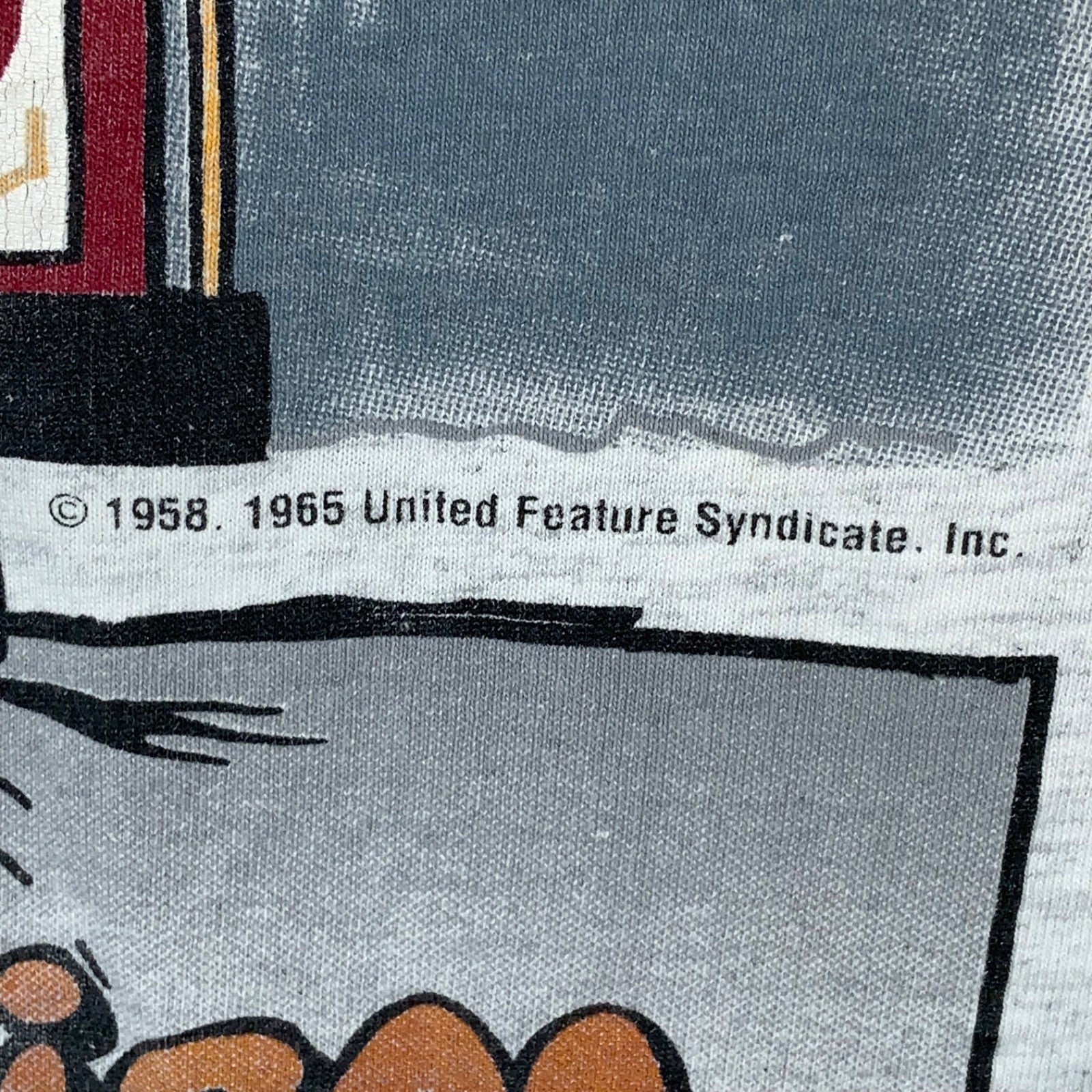 Vintage Snoopy Peanuts T-Shirt Large Single Stitch Cartoon San Francisco Usa 90s
