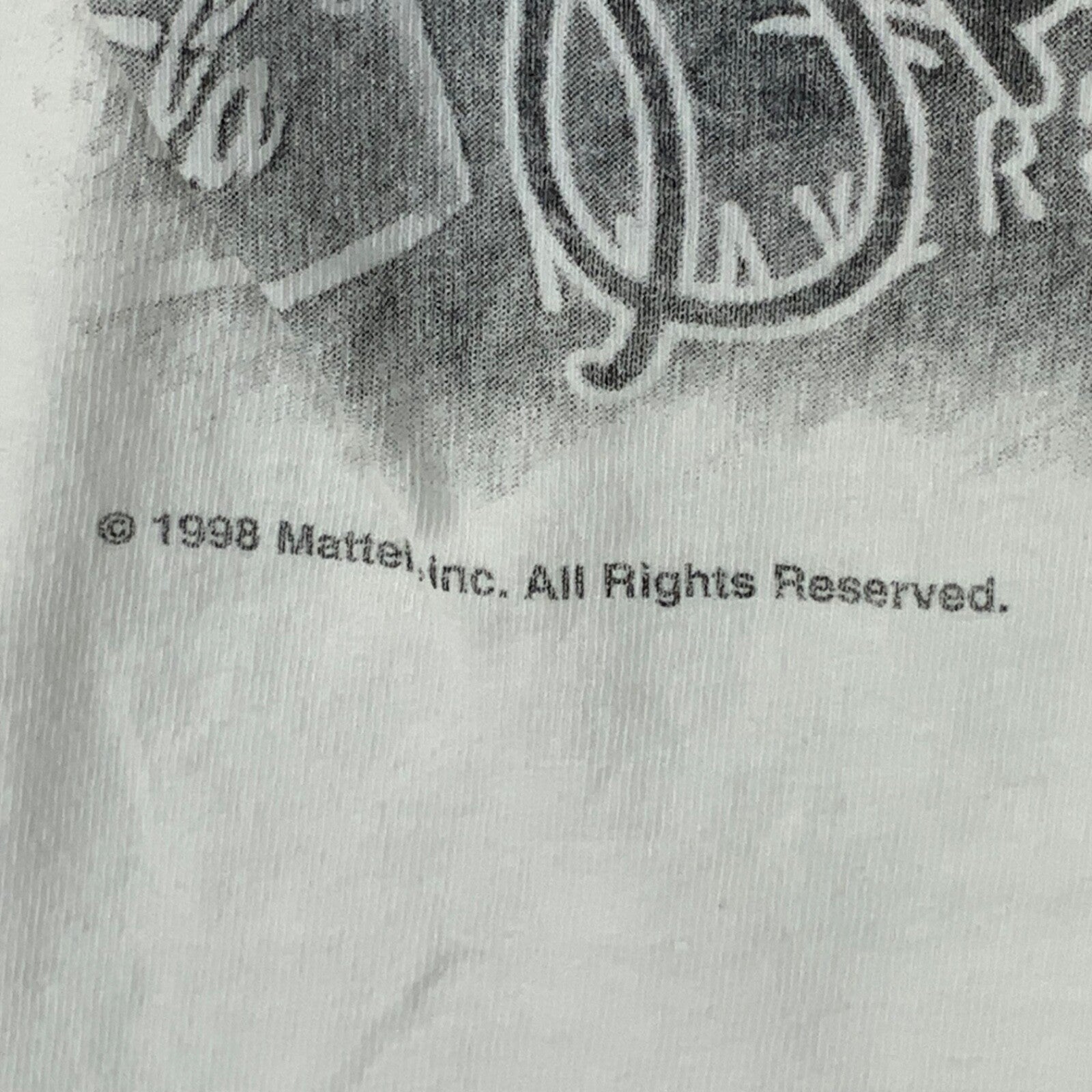 Vintage Nascar Racing Delta T-shirt Medium White Hot Wheels 1998 Kyle Petty 90s