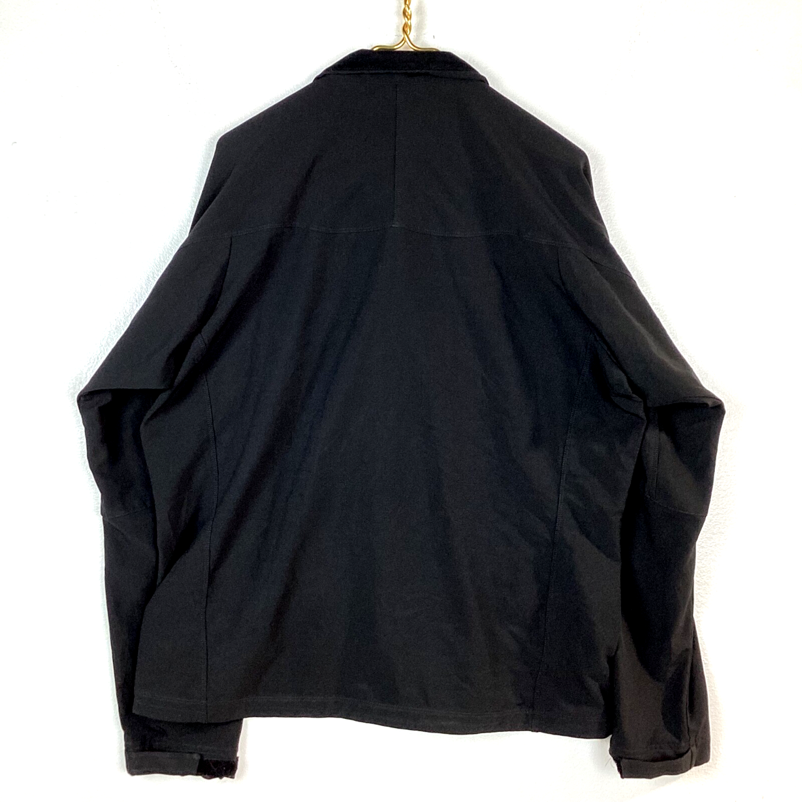 Vintage Patagonia Windbreaker Jacket Size Large Black Full Zip