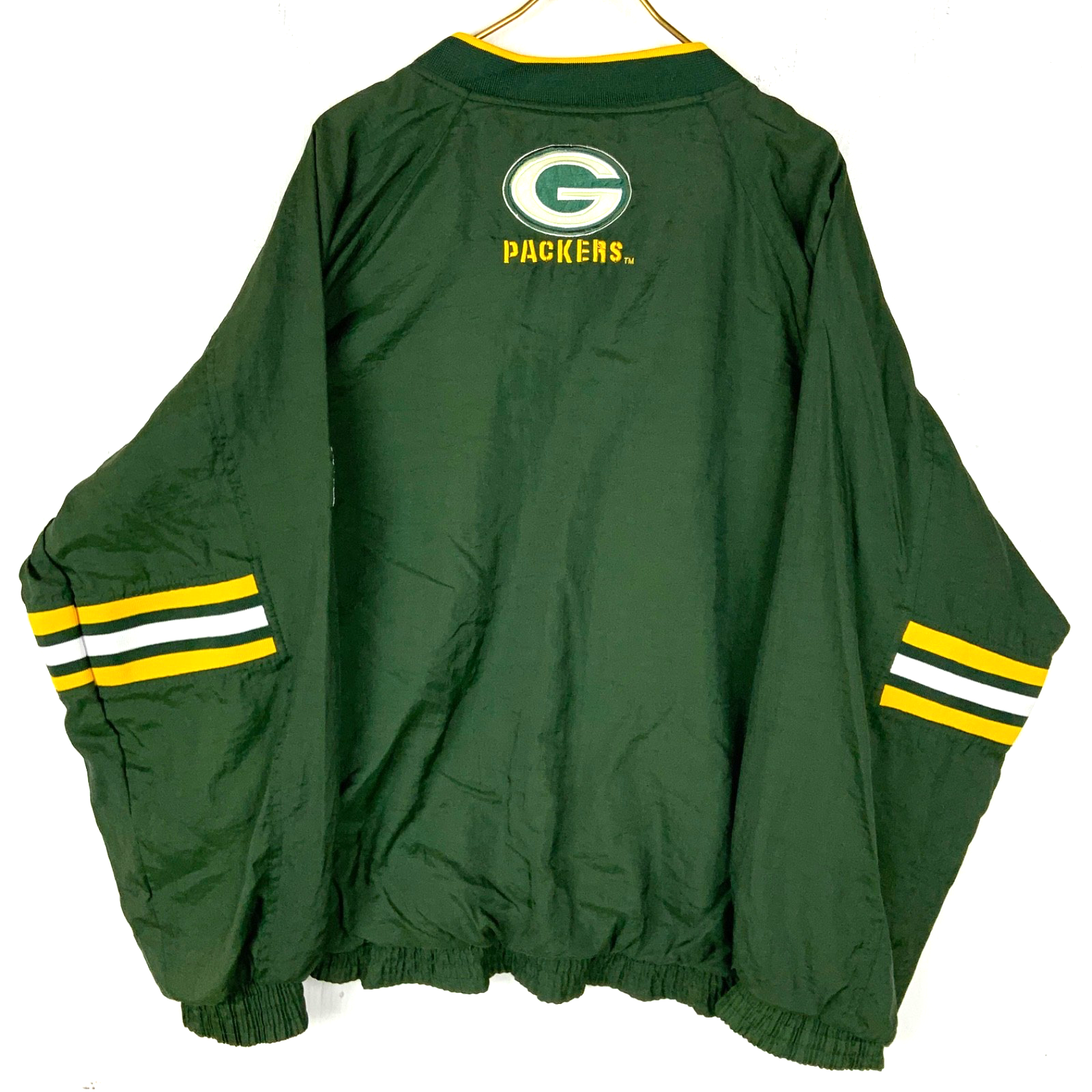 Vintage Green Bay Packers Pro Player Windbreaker Jacket XL Lined Nfl Experience