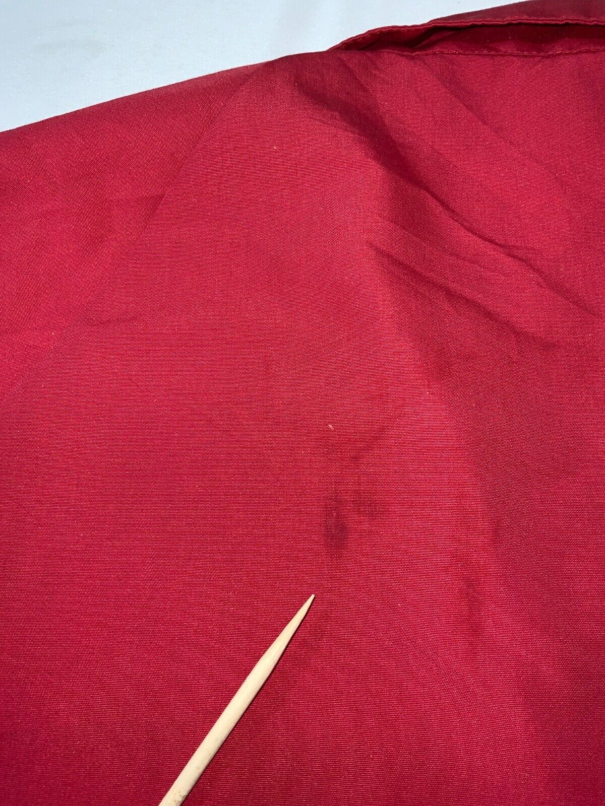 Vintage 1970s Harrington Jacket XL Red Full Zip Made In Usa Tamarack 70s