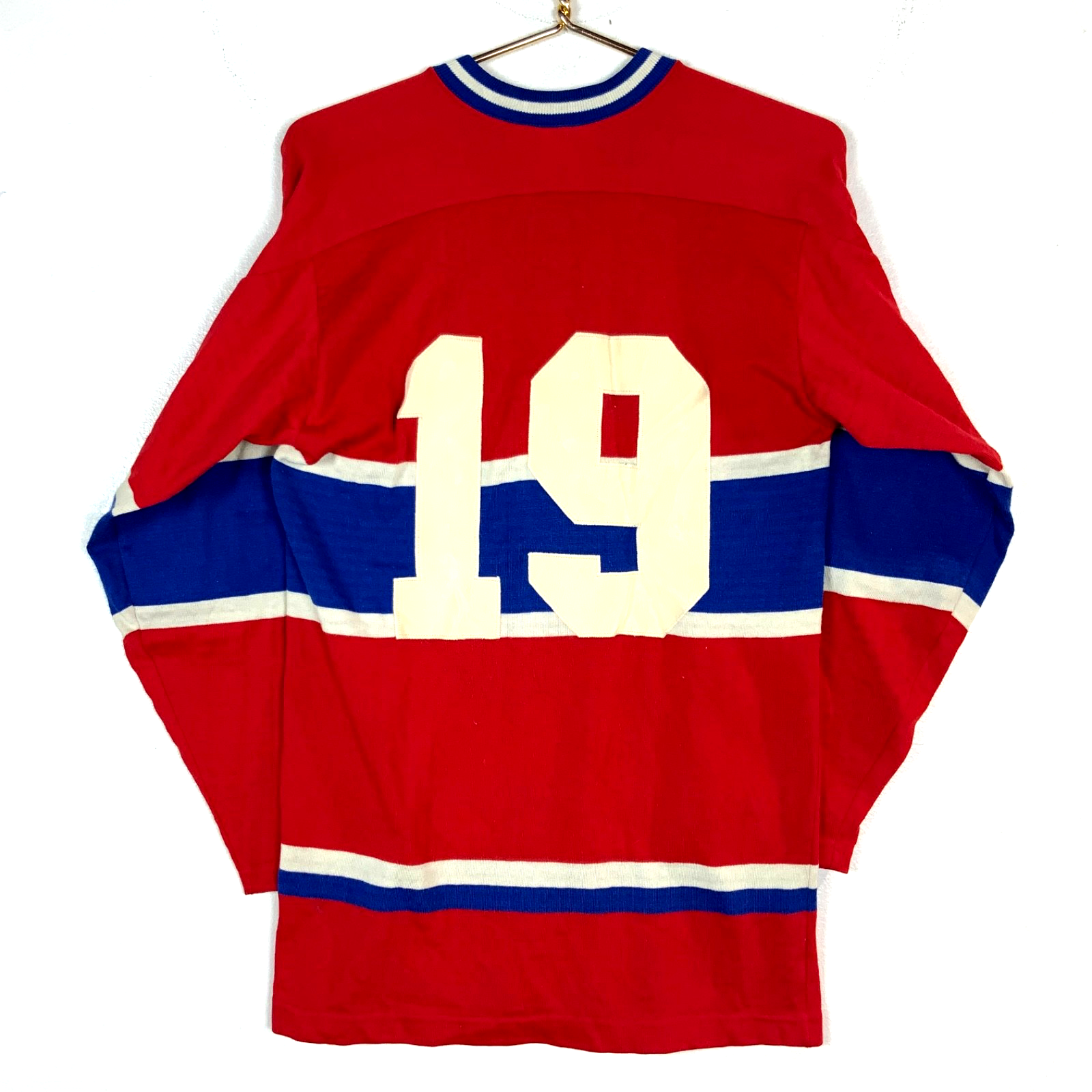 Vintage Montreal Canadiens Jersey Small Red Nhl Larry Robinson 70s 80s