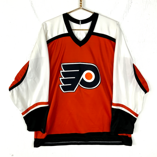 Vintage Philadelphia Flyers Jersey Size XL Ccm Orange Nhl Hockey 90s