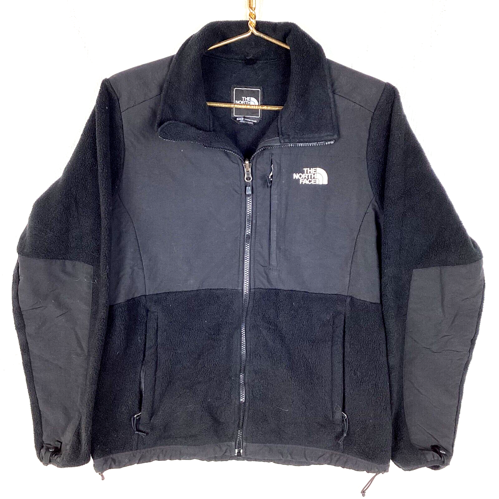The North Face Denali Fleece Sweater Jacket Womens Size Medium Black Full Zip