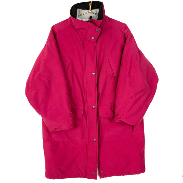 Vintage Woolrich Jacket Women's Large Pink Rugged Outwear Insulated Puffer