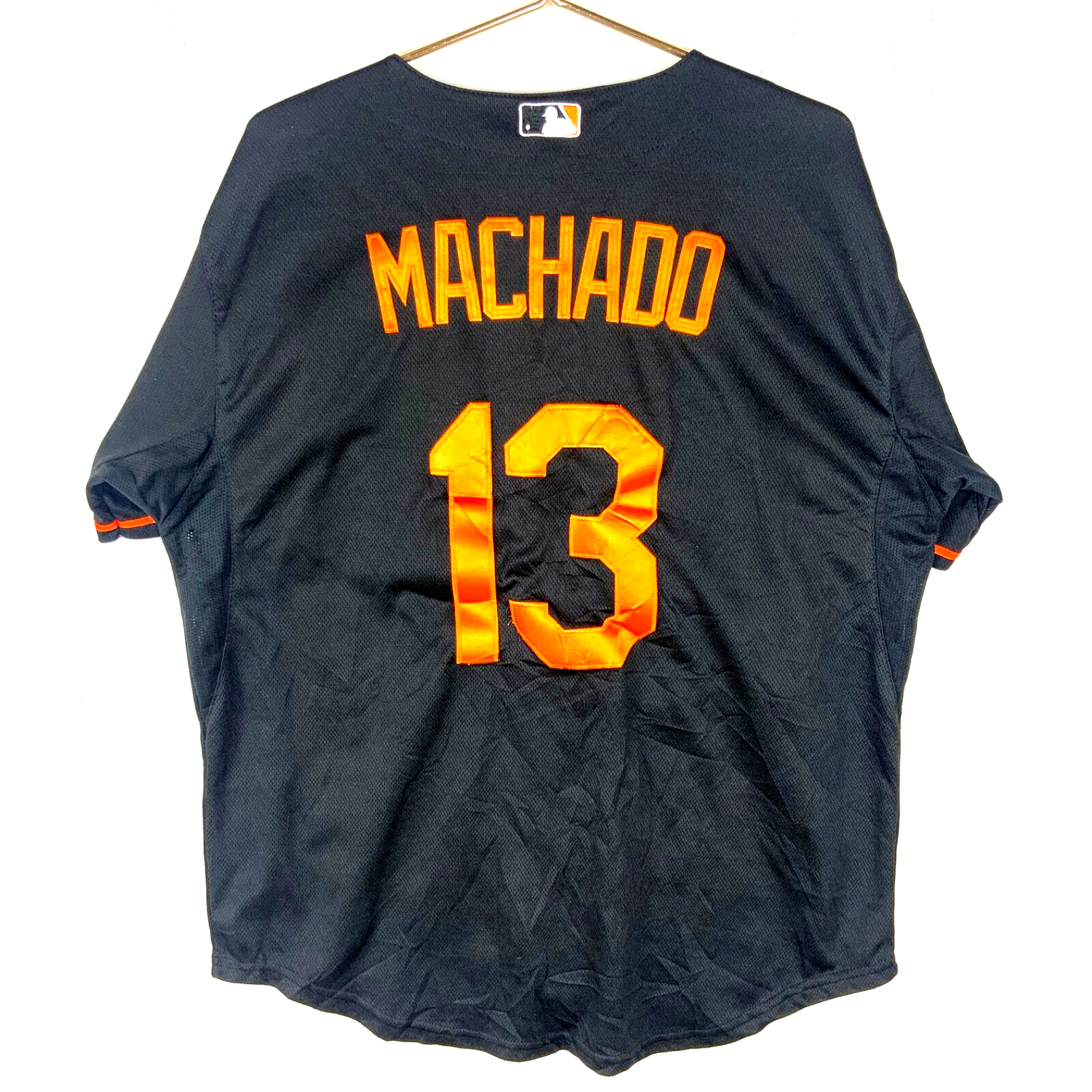 Baltimore Orioles Authentic Jersey Majestic Size 52 XL Manny Machado Black Mlb