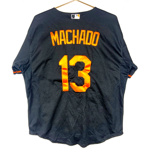 Baltimore Orioles Authentic Jersey Majestic Size 52 XL Manny Machado Black Mlb