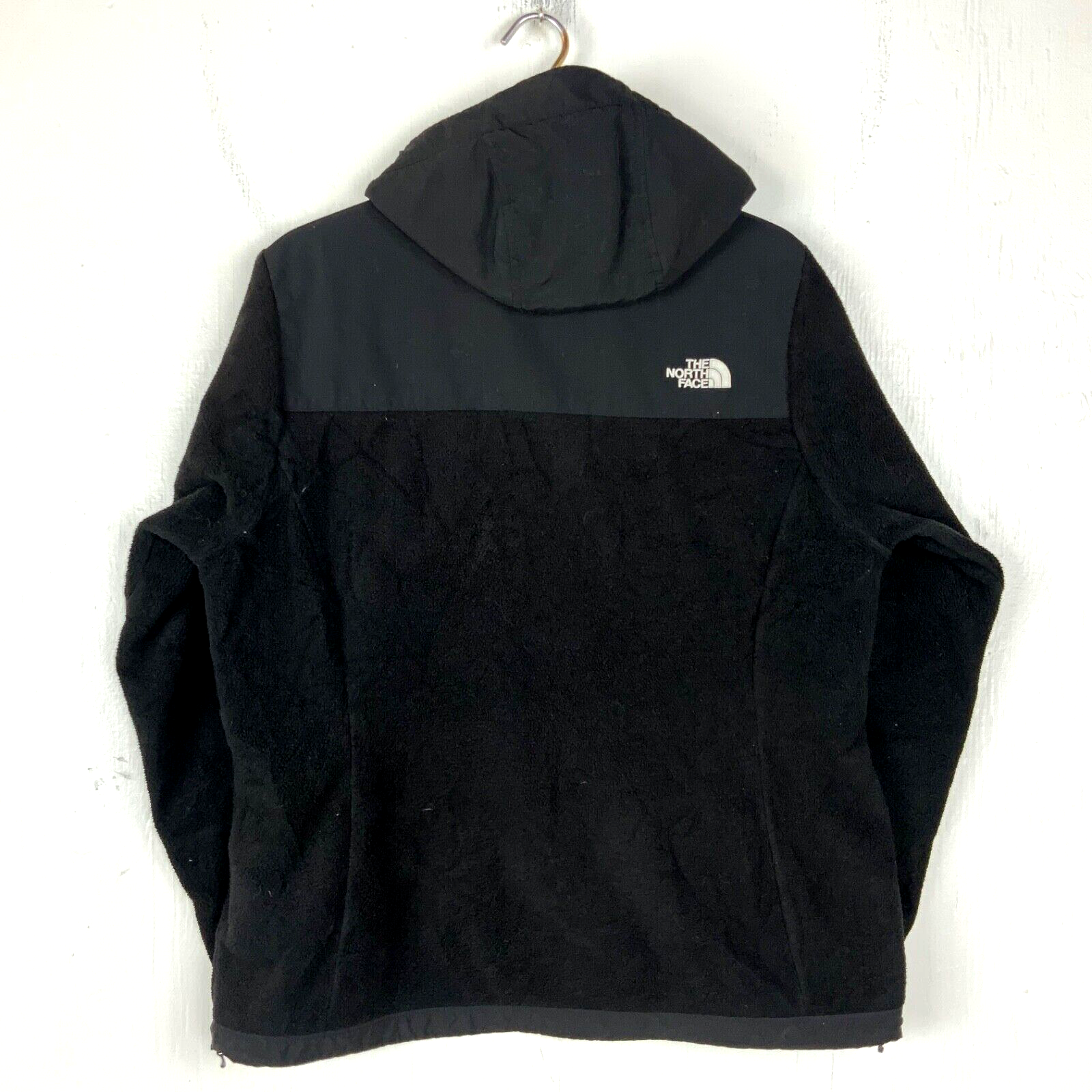 The North Face Denali Fleece Sweater Jacket Womens XL Black Hoodie Full Zip