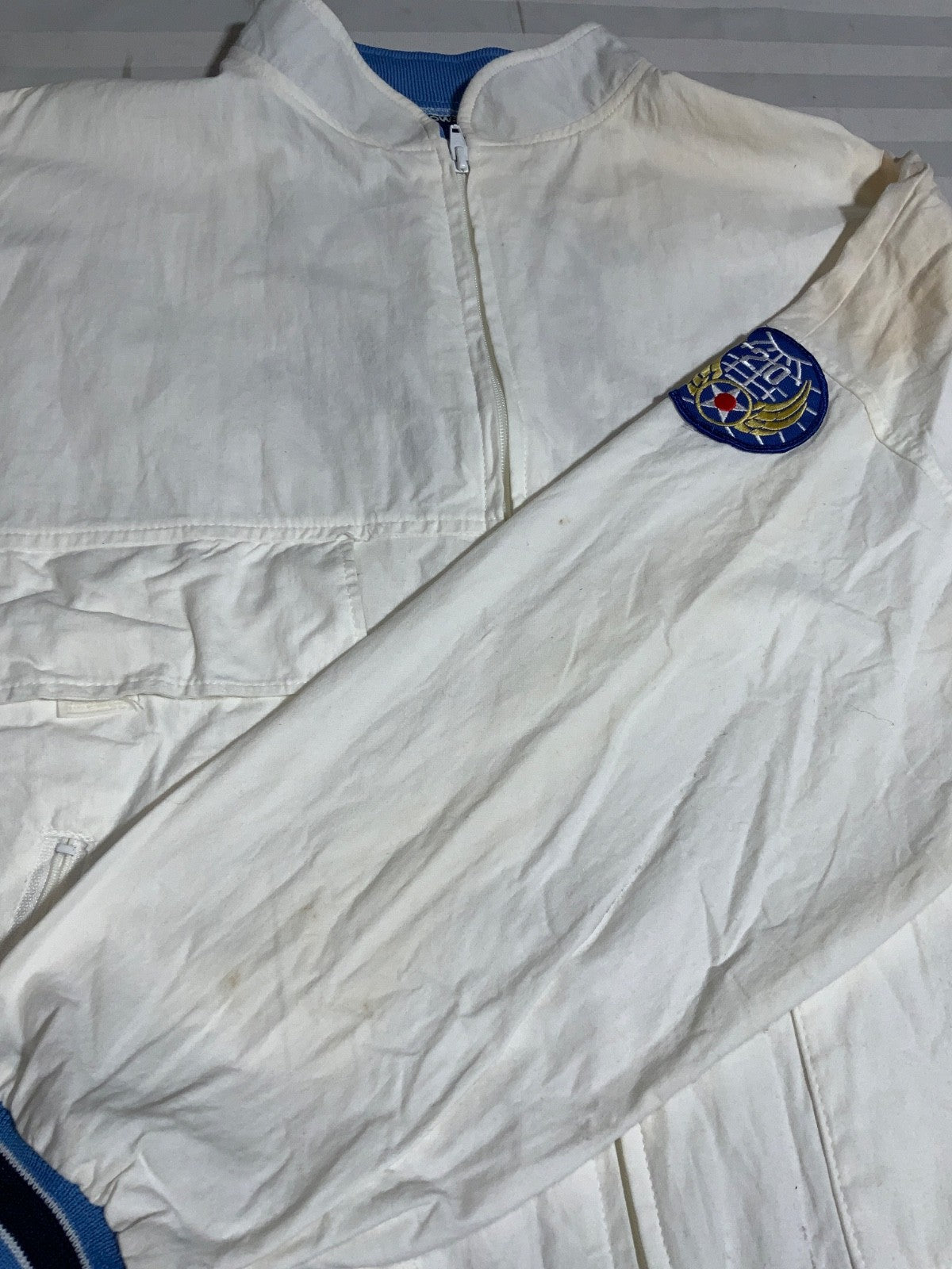Vintage Us Air Force Jacket Large Made Usa 504th Bomb Group Made In Usa 90s