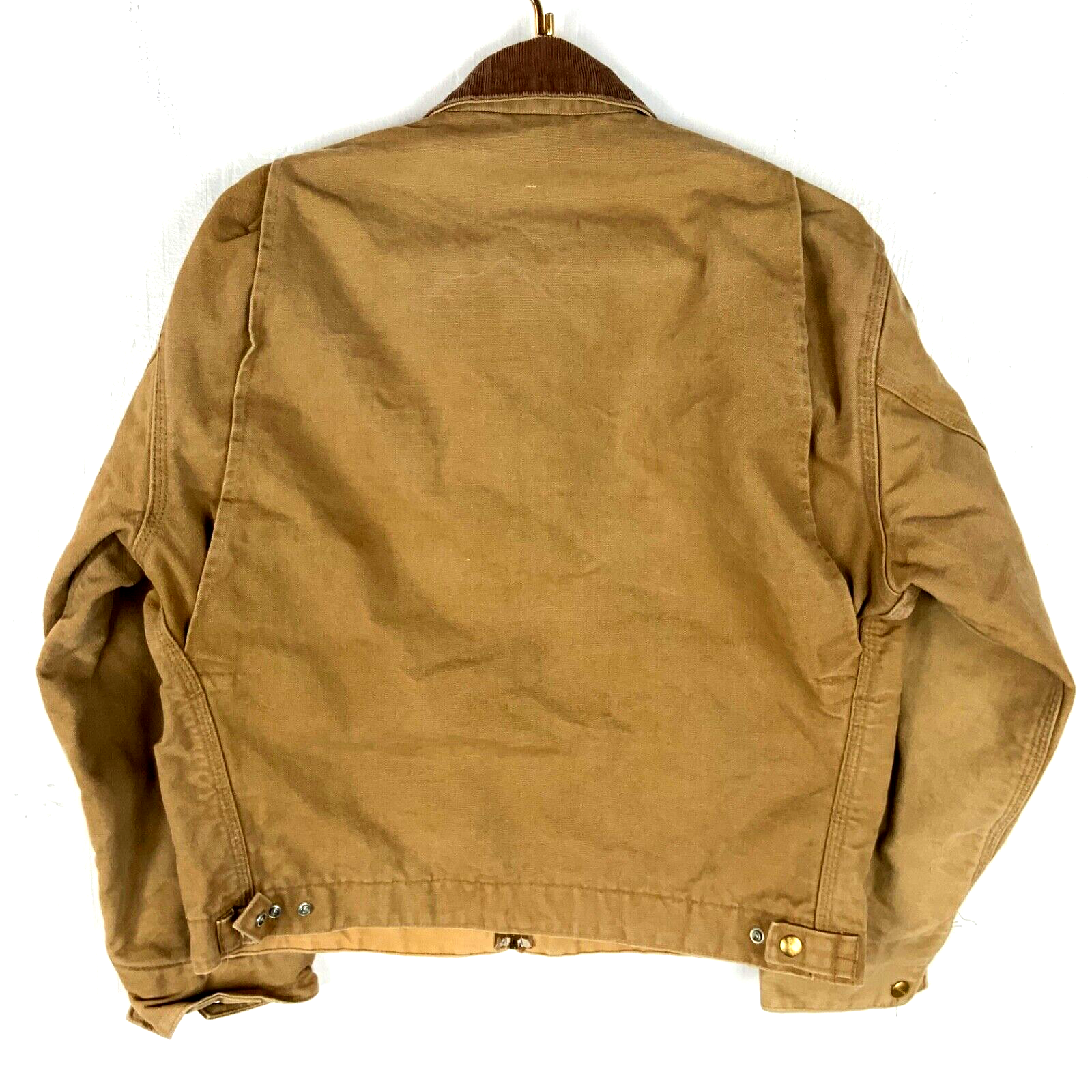 Vintage Carhartt Detroit Jacket Medium Brown Full Zip Blanket Lined Workwear