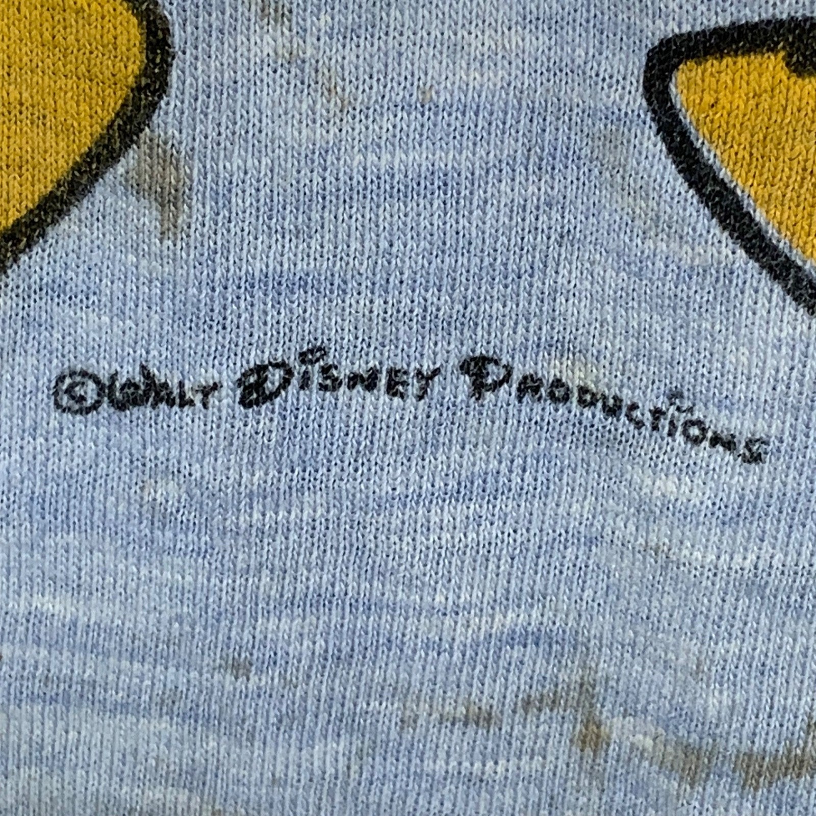 Vintage Donald Duck Disney T-Shirt Large Ringer Made Usa Cartoon Wisconsin 80s