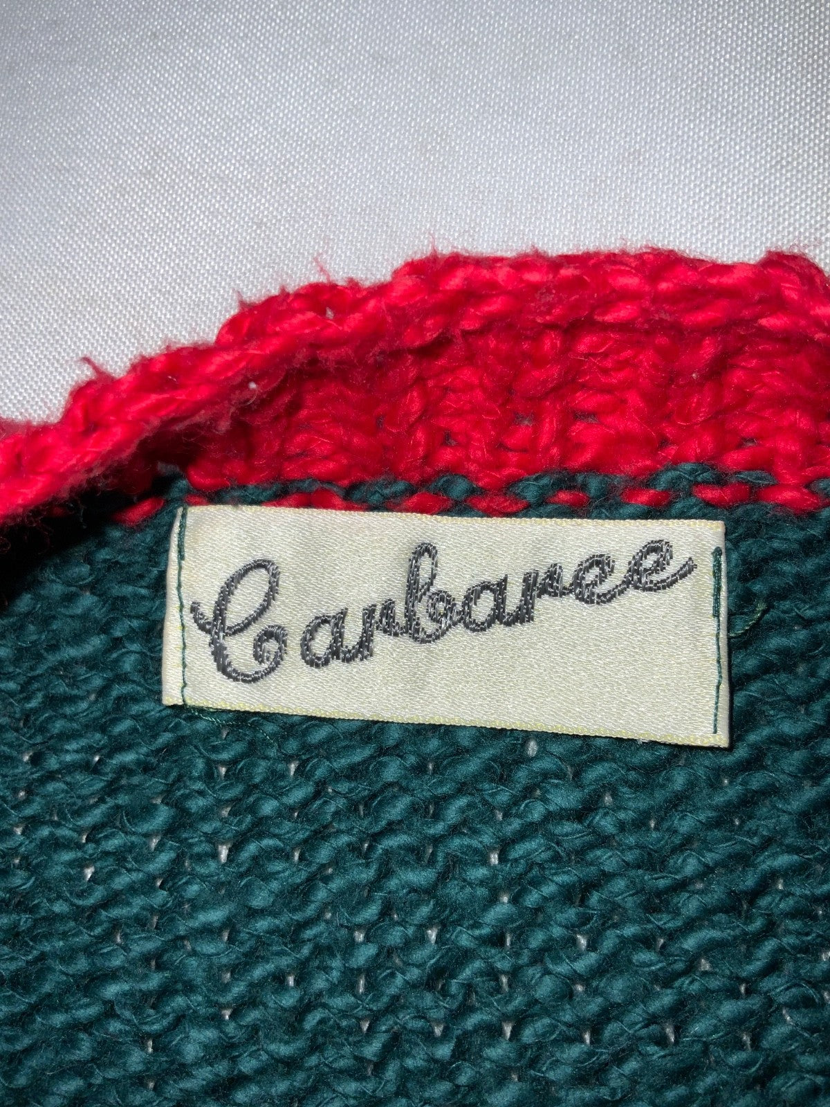 Vintage 1990s Grandma Knit Sweater Women’s XS Green Crewneck Duck