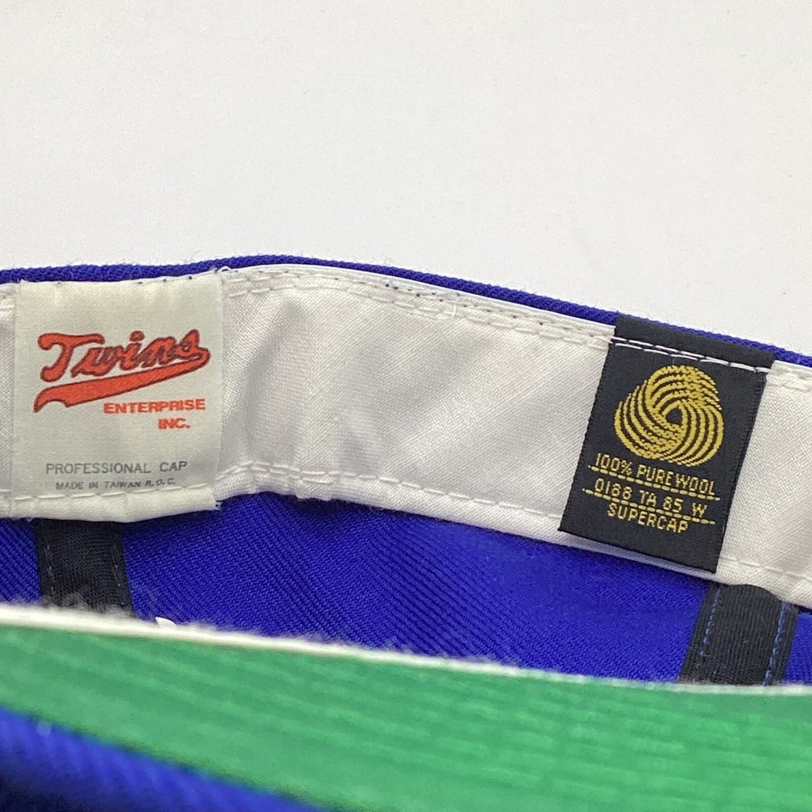 Vintage Los Angeles Dodgers Twins Enterprise Fitted Hat Cap Mlb Wool 7 1/2 90s