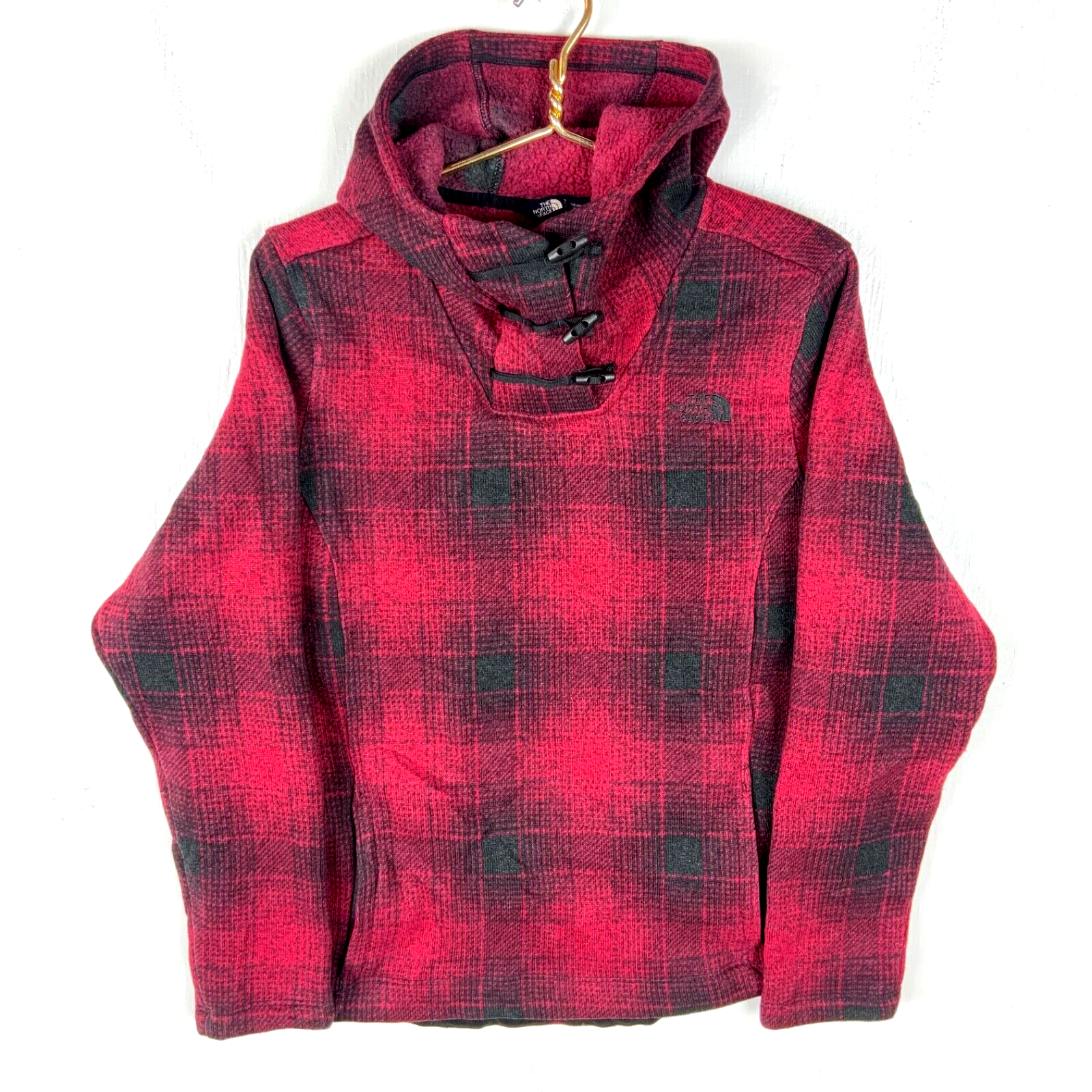 The North Face Crescent Fleece Sweater Jacket Women’s XL Red Pullover