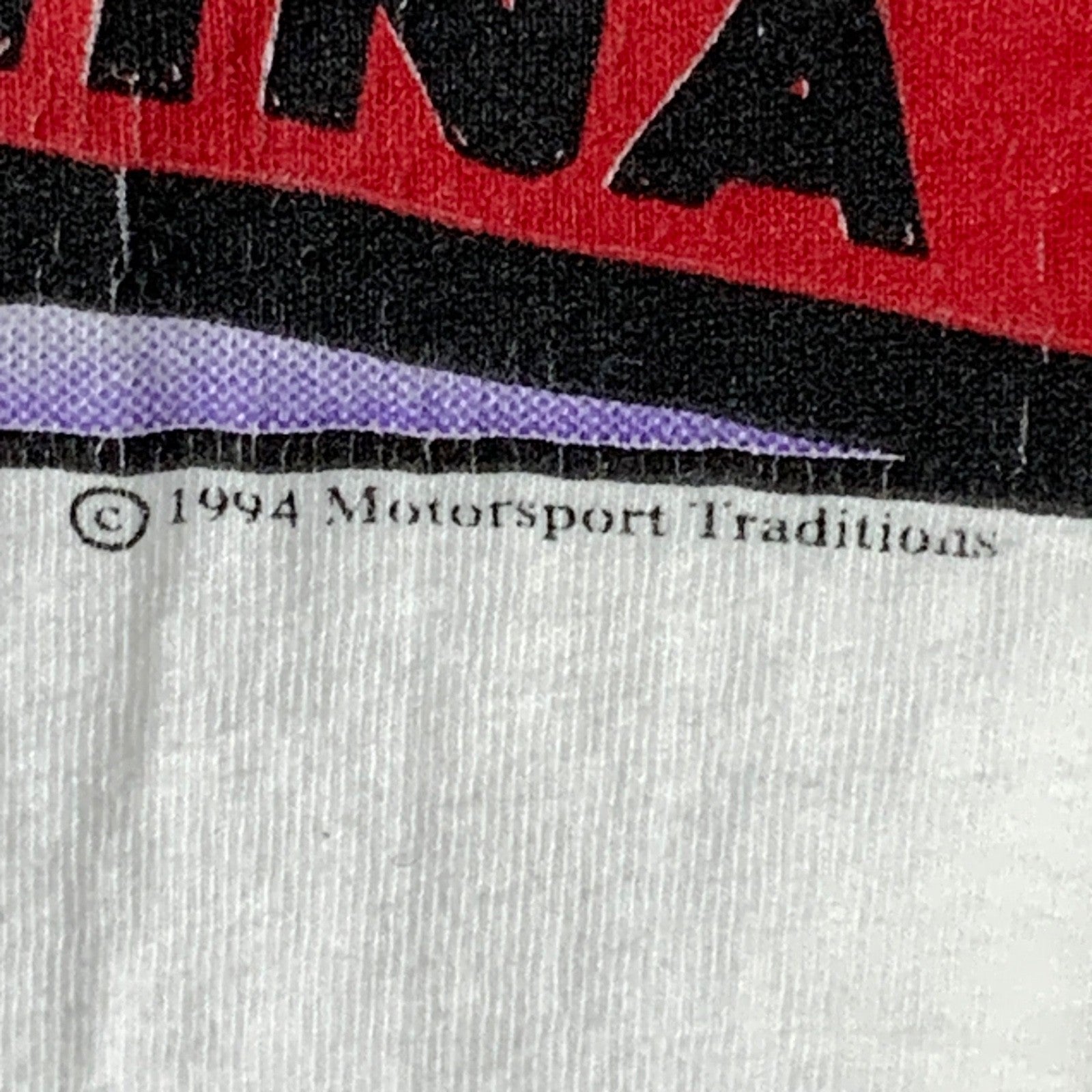 Vintage Nascar T-shirt Large Made Usa Single Stitch 1994 Darrell Waltrip 90s