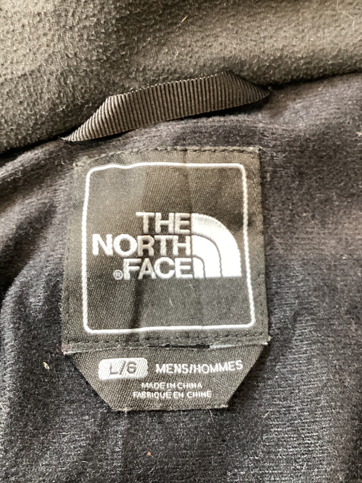 The North Face Windbreaker Jacket Size Large Brown Hooded Full Zip