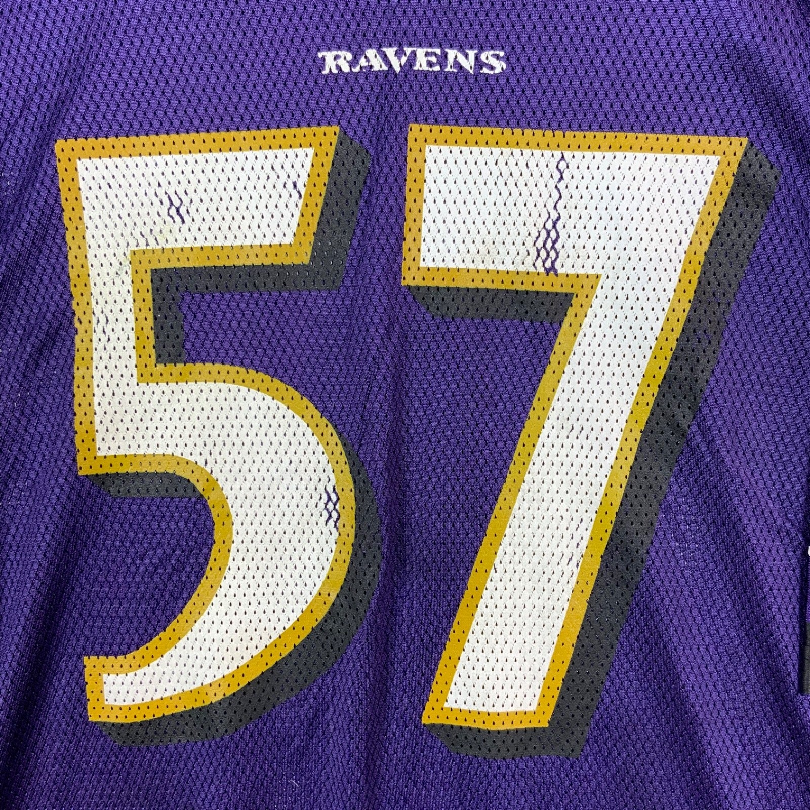 Baltimore Ravens Jersey 2XL Reebok Bart Scott Purple Nfl Football