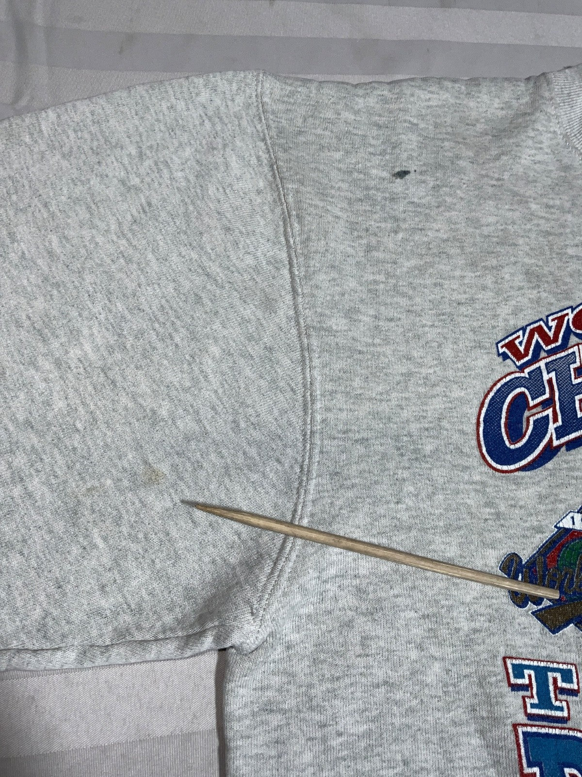 Vintage Toronto Blue Jays Sweatshirt Medium Gray Made Canada 1993 Mlb Champs 90s