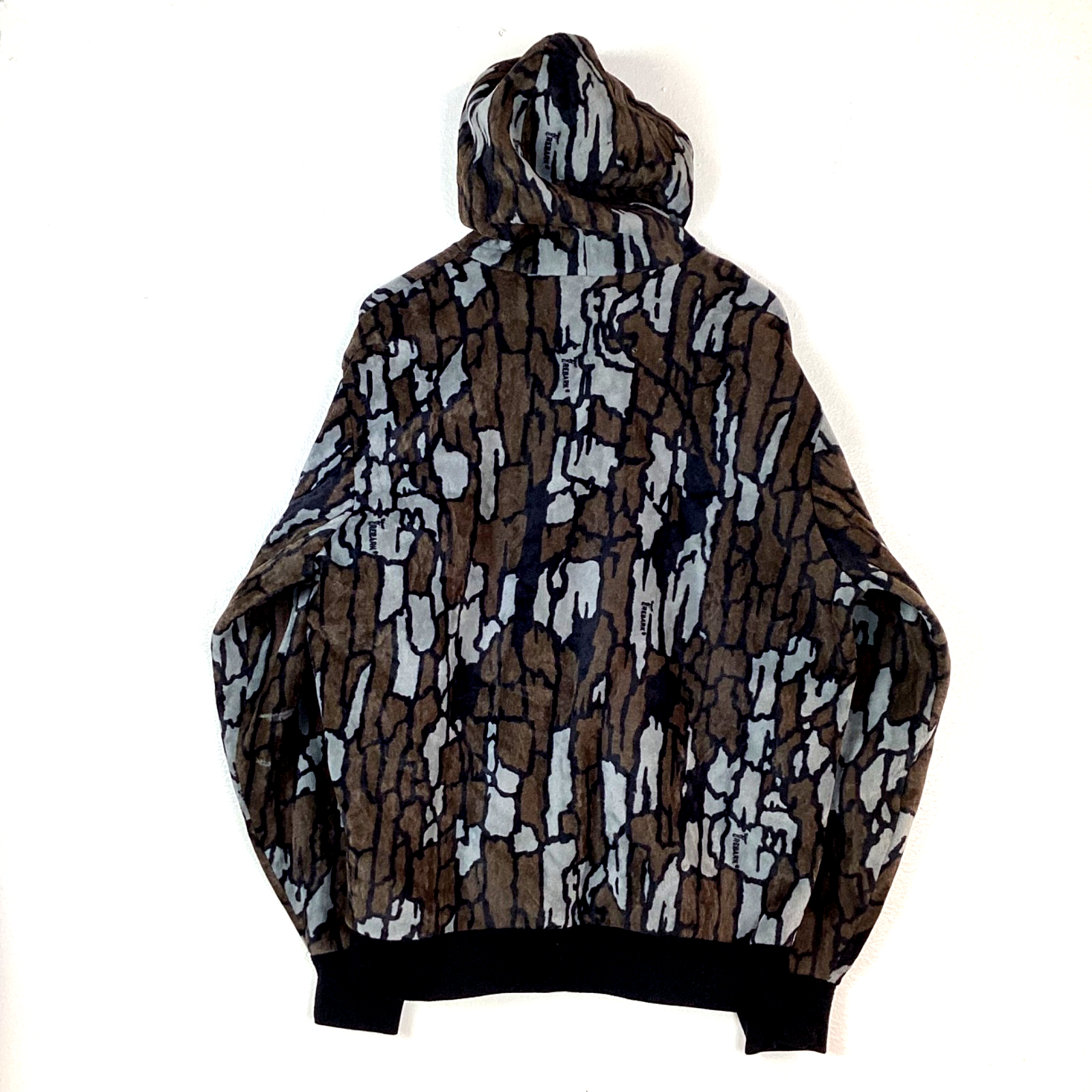 Vintage Carhartt Trebark 769 Sweatshirt Hoodie XL Camouflage Usa Velvet 80s