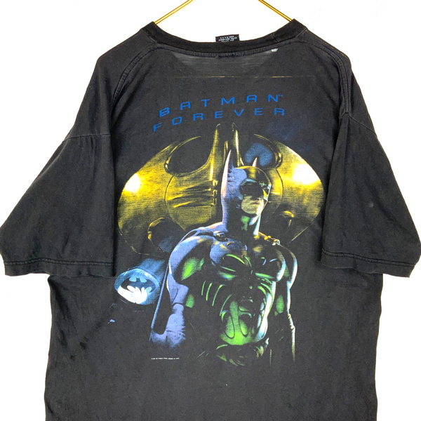 Vintage Batman Forever Giant T-Shirt XL Double Sided Movie 1995 Dc Comics 90s