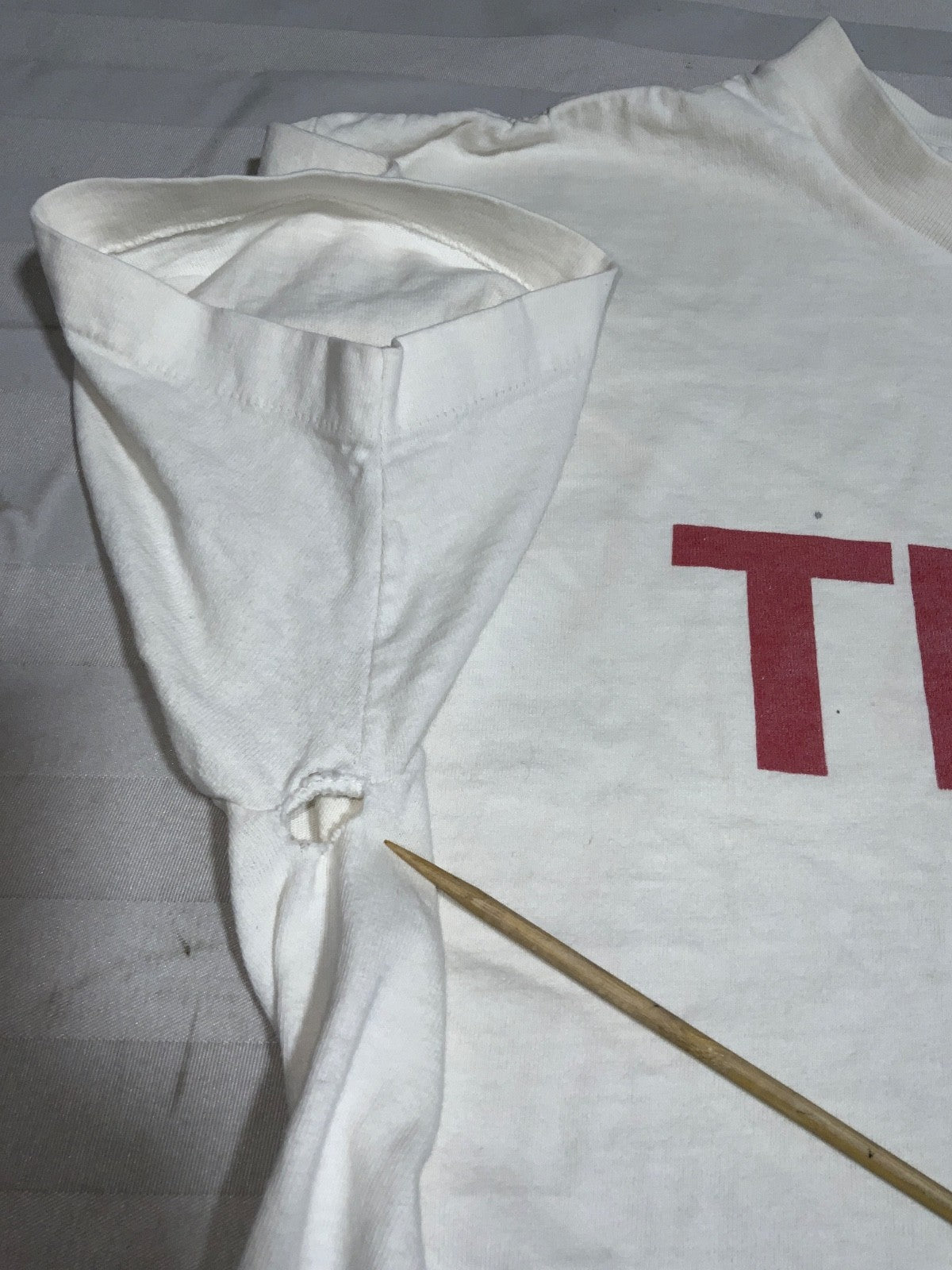 Vintage Tridel Roots T-Shirt Large White Made In Canada Single Stitch 90s