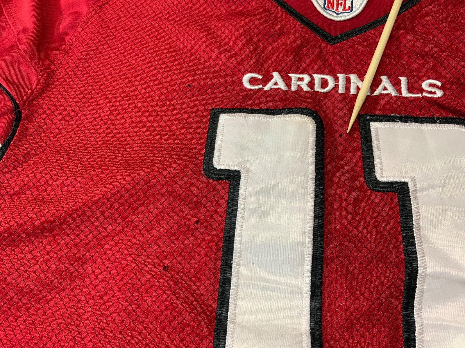 Arizona Cardinals Authentic Jersey Size 48 Reebok Larry Fitzgerald Red Nfl
