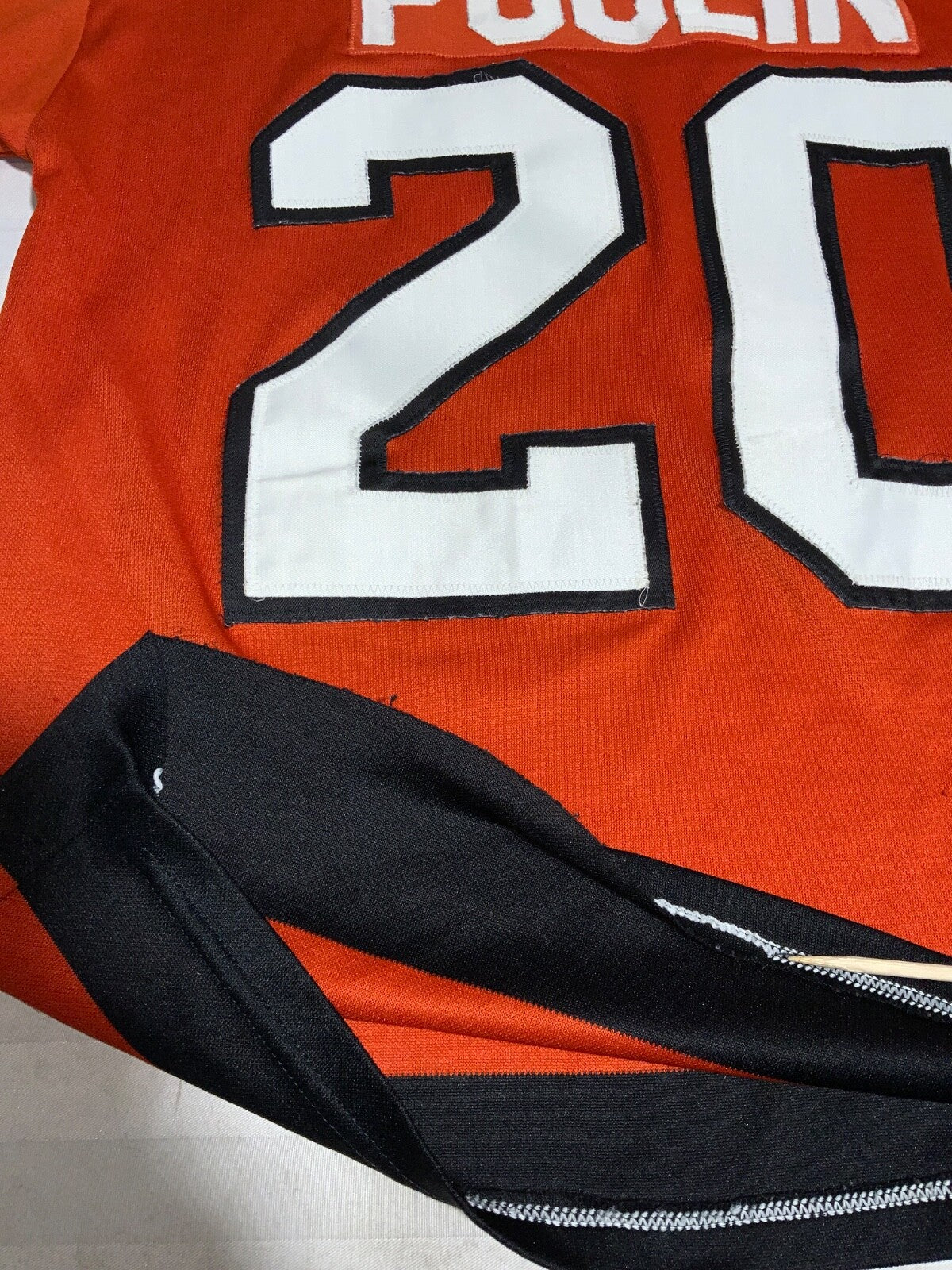 Vintage Philadelphia Flyers Ccm Jersey Medium Made Canada Nhl Dave Poulin 1980s
