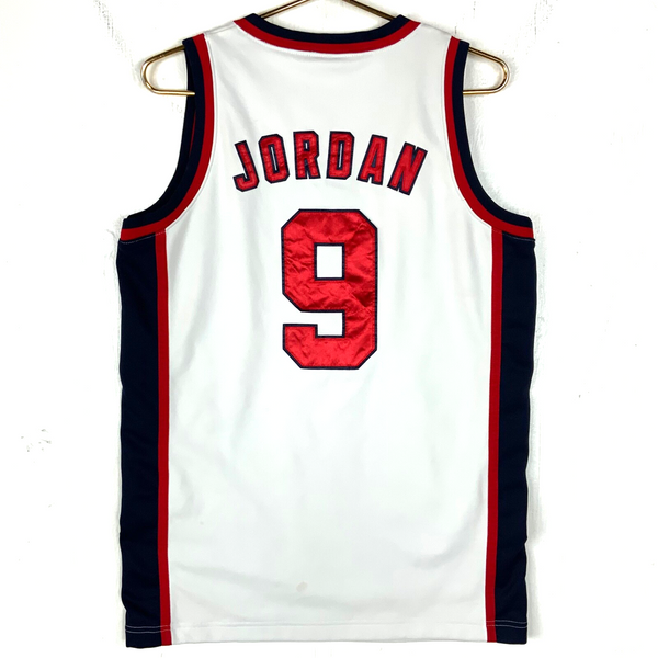 Vintage Michael Jordan Team Usa Nike Jersey Small White 1984 Olympics Basketball