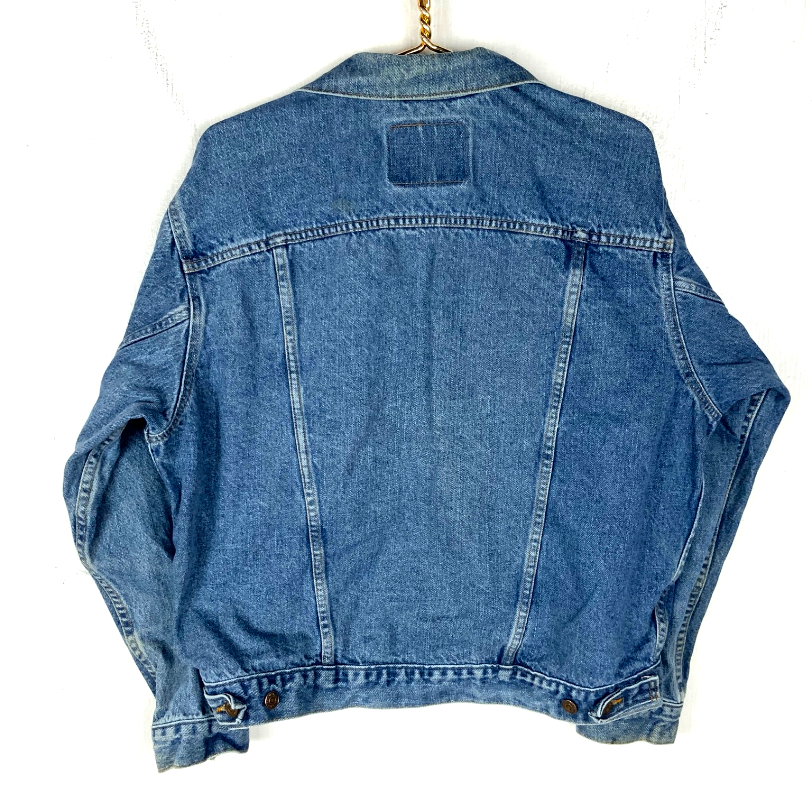 Vintage Levi’s Denim Jean Jacket Medium Blue Dark Wash 90s