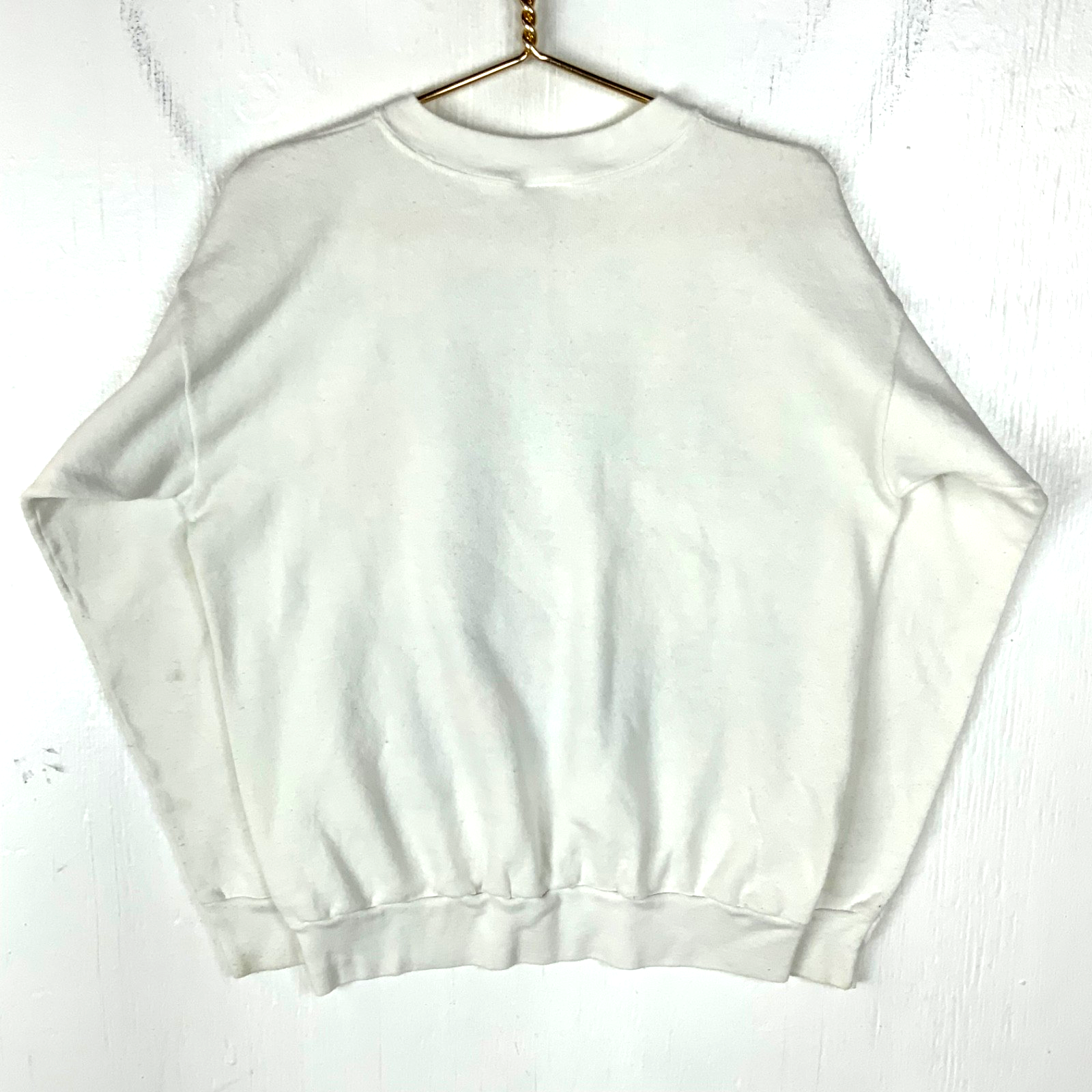Vintage Looney Tunes Halloween Sweatshirt Crewneck Women's Large White 90s