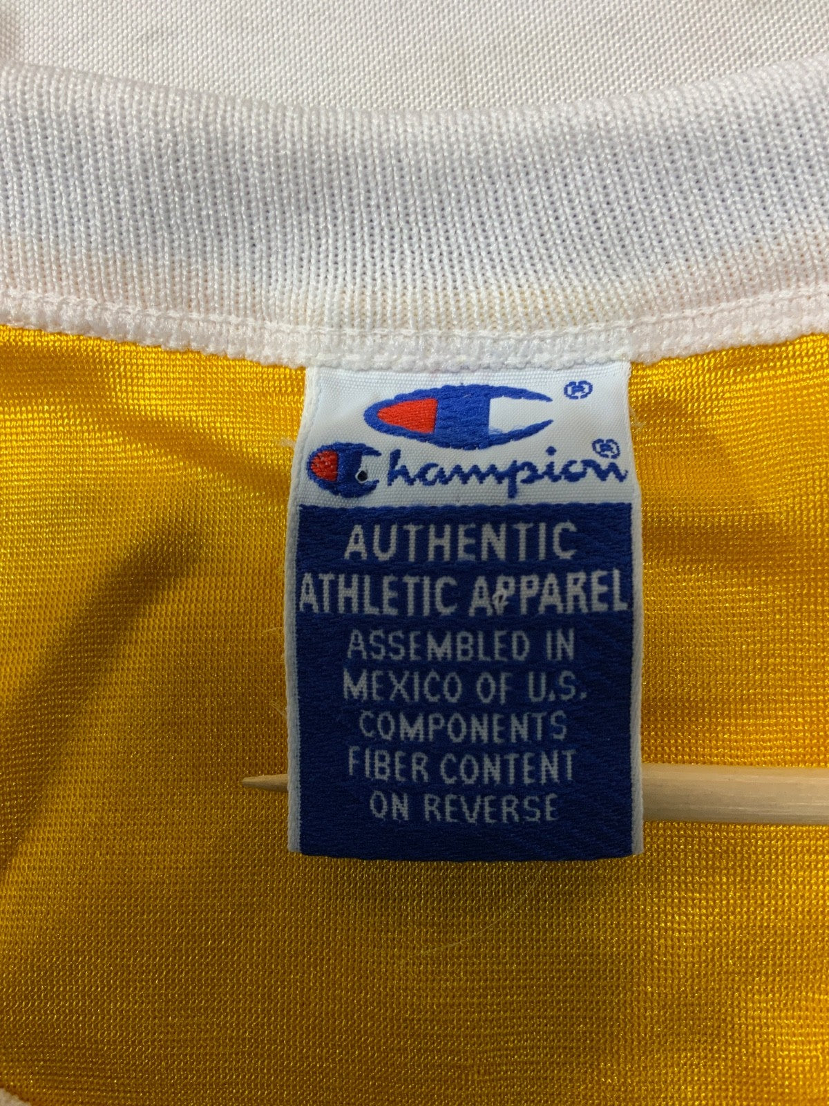 Vintage Los Angeles Lakers Jersey Size 48 Champion Shaquille O'Neal Yellow Nba