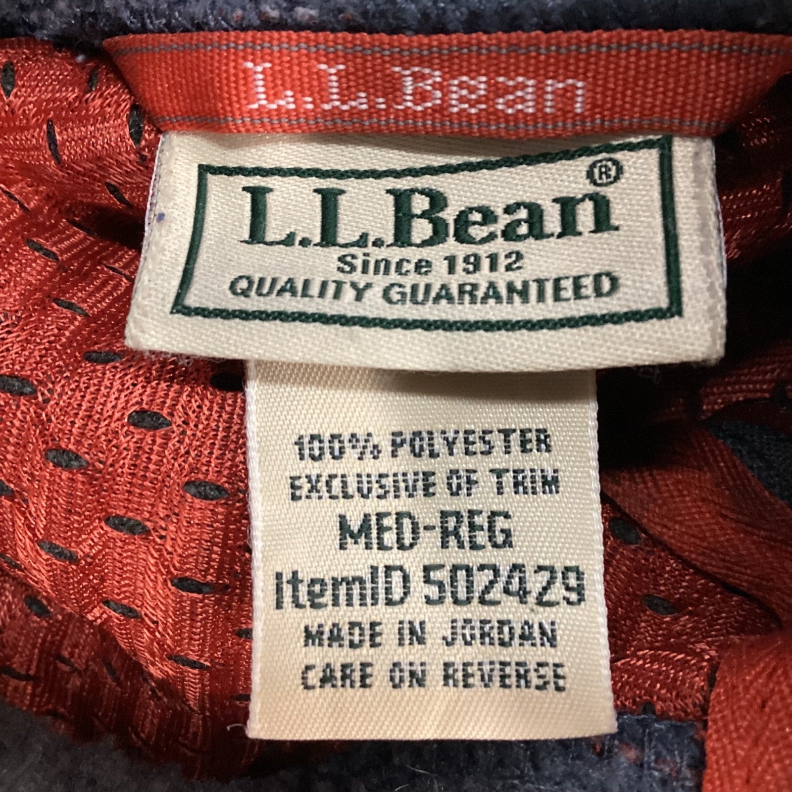 Vintage Ll Bean Mountain Classic Fleece Vest Medium Gray Full Zip Lined Sherpa