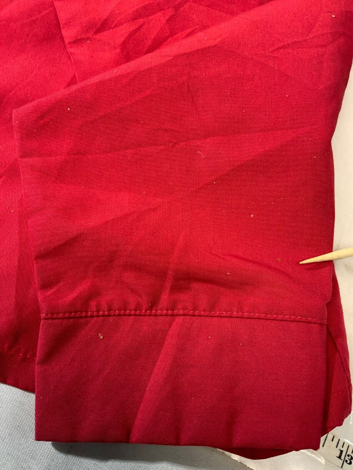 Vintage 1970s Harrington Jacket XL Red Full Zip Made In Usa Tamarack 70s