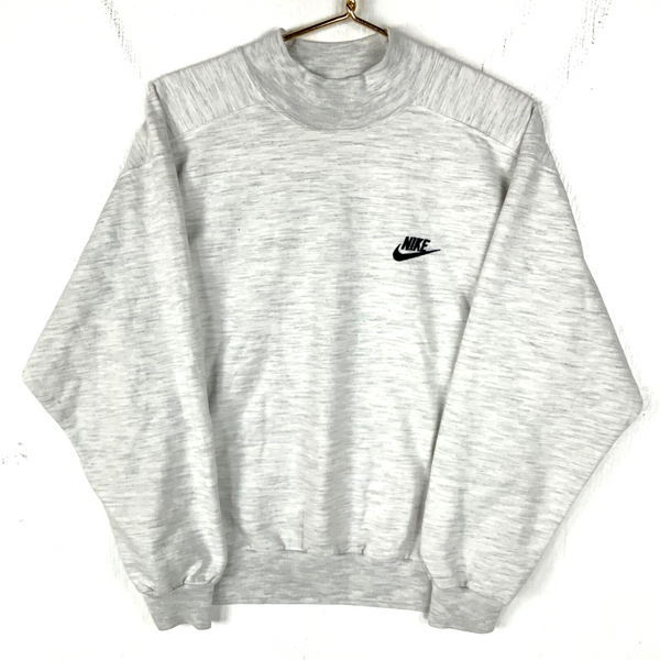 Vintage Nike Sweatshirt Crewneck Size Medium Gray 1990s Gray Tag