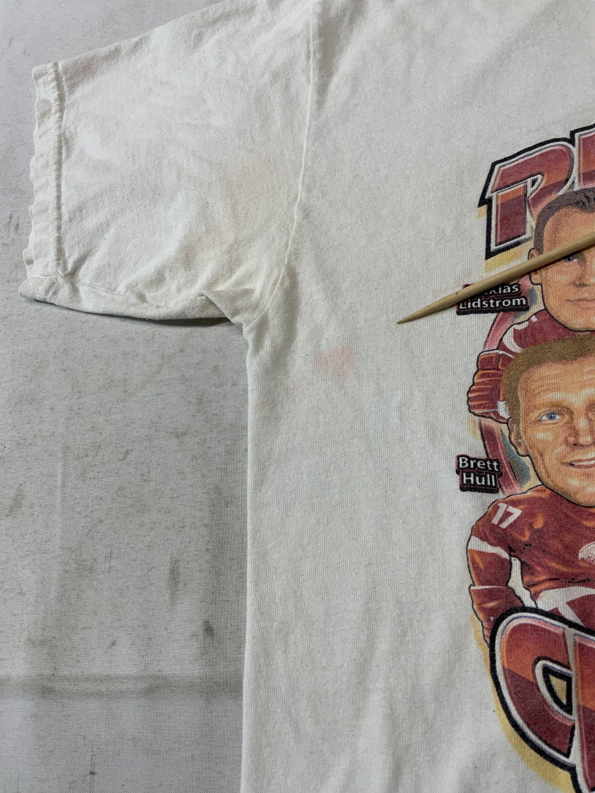 Vintage Detroit Red Wings Stanley Cup Champions T-shirt Large White Nhl