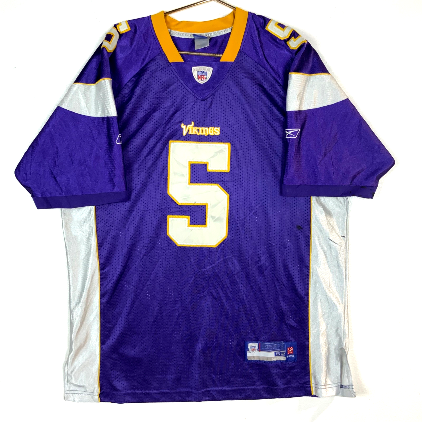 Minnesota Vikings Jersey Size 52 Reebok Donovan McNabb Purple Nfl