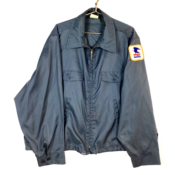 Vintage 1980s Harrington Windbreaker Jacket Size 3XL Gray