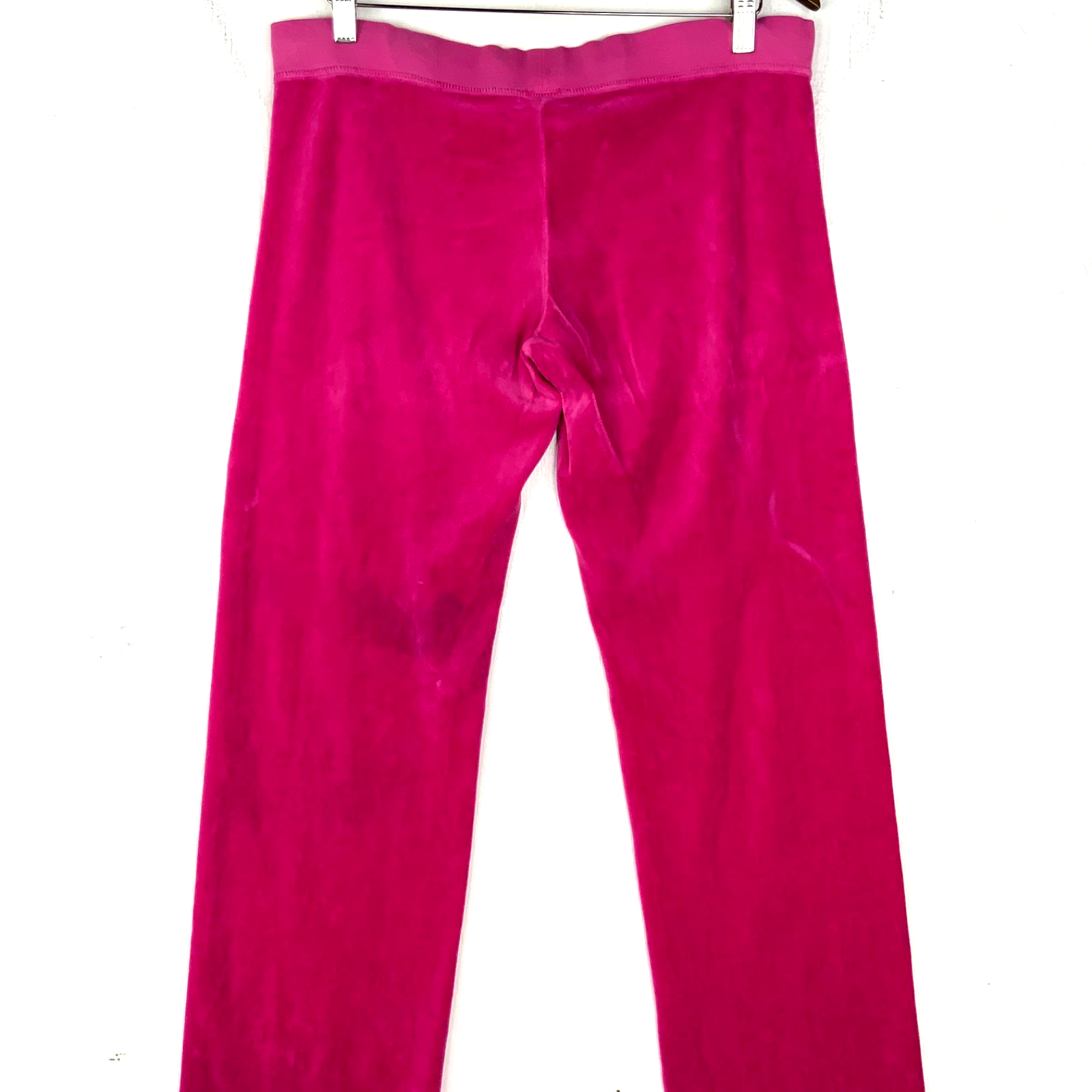 Vintage Juicy Couture Velour Women's Sweat Pants Medium Pink Y2k